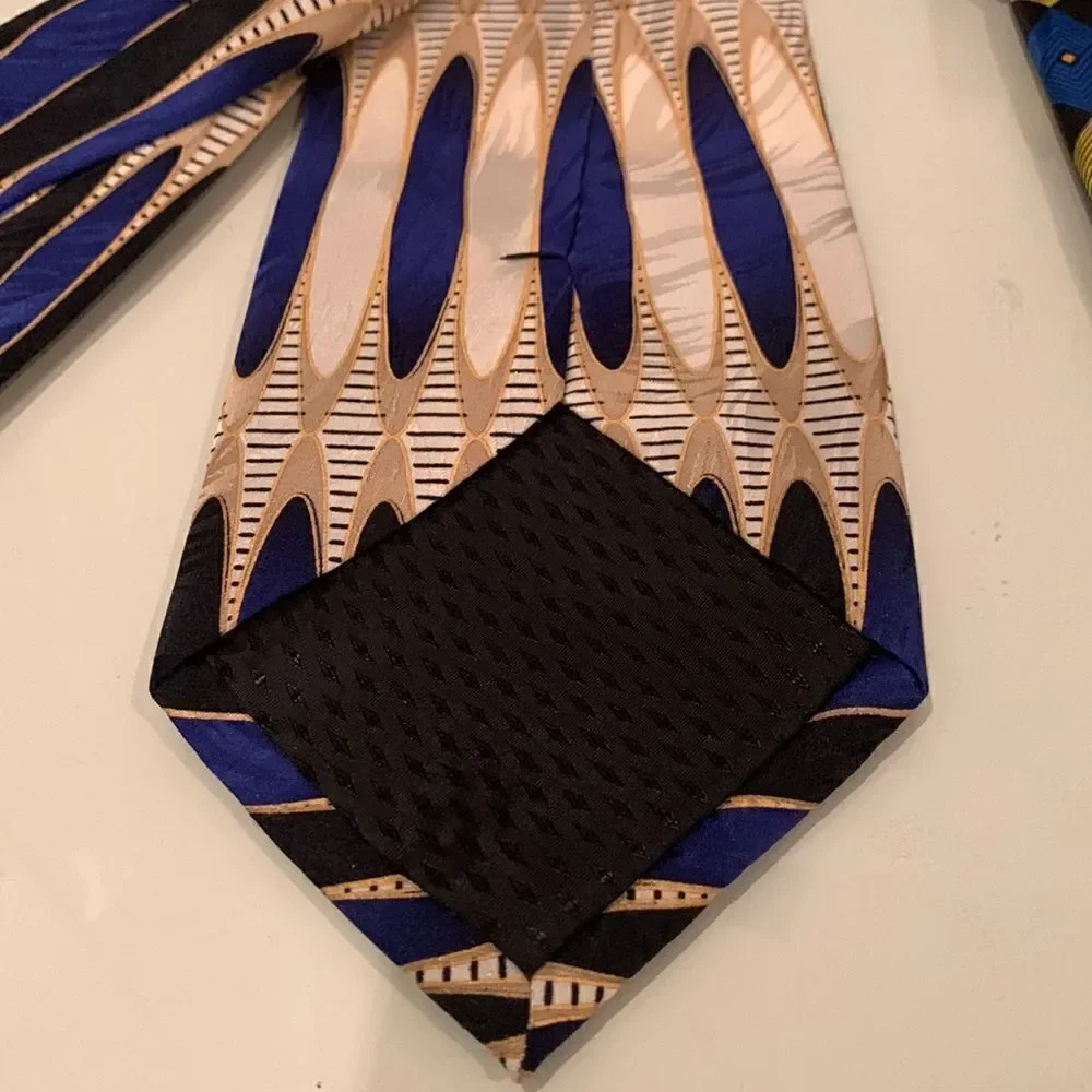 Pair of Hand Made 100% Silk Ties